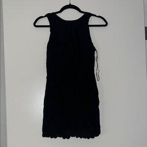 Anthropologie Black Sleeveless cover up Dress
